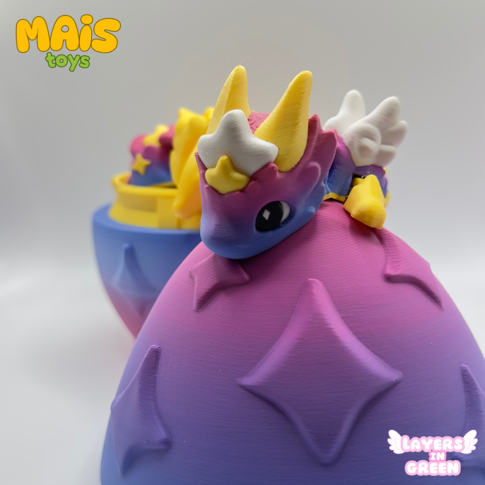 Drache „Atria“ im magischen Ei